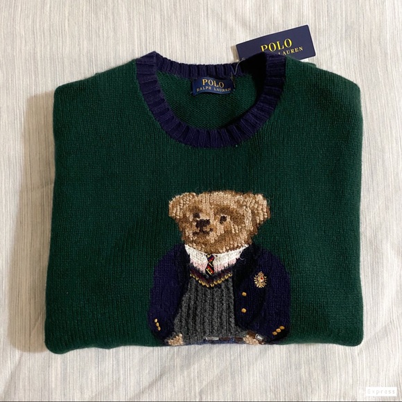Ralph Lauren Polo Preppy Bear Sweater - Picture 10 of 16